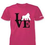 BBQ Shirt: pink with grilla love
