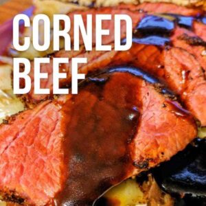 Grilled corned beef pastrami